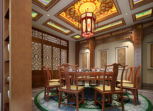 威海中式古典风格家居装修设计效果图
