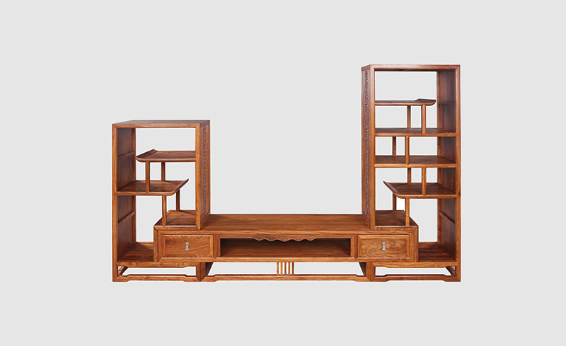 威海中式装饰厅柜组合家具效果图